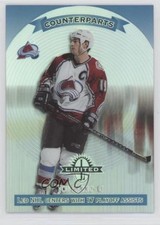1997 Donruss Limited Counterparts Exposure Joe Sakic Bernie Nicholls #36 HOF 8y6