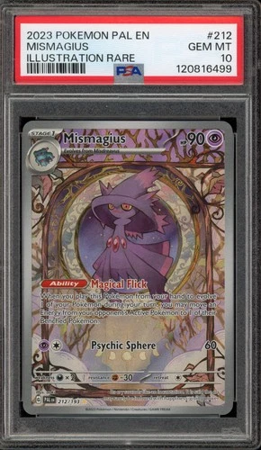 Pokemon Mismagius Paldea Evolved Illustration Rare #212 PSA 10 Gem Mint
