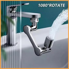 UNIVERSAL FAUCET 1080 SPRAYER HEAD TAP BATHROOM SWIVEL ROTATE EXTENSION ROTATION