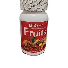 Whole Food Fruit Supplement  (90 Capsules) with 22 Superfruits