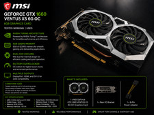 MSI GeForce GTX 1660 VENTUS XS 6G OC 6GB Grafikkarte getestet funktioniert