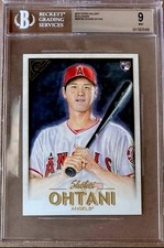 2018 Topps Gallery Shohei Ohtani Boxloader Topper Rookie BGS 9 MINT RC