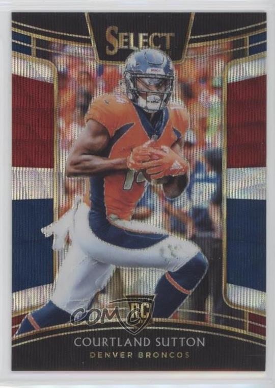 2018 Panini Select Concourse Tri-Color Prizm /199 Courtland Sutton #76 0hg4