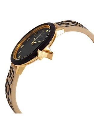 Kate Spade F1801 Womens KSW1485 Leopard Park Row Quartz Watch | eBay