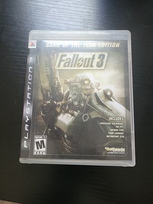 Fallout 3 -- Game of the Year Edition (Sony PlayStation 3, 2009)