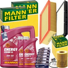 MANN INSPEKTIONSPAKET+7L MANNOL 5W-30 MOTOR�L passend f�r BMW 3er E36 320-328i