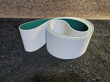 Open Ended Timing Transmission Belt Polyurethane 79" X 6" Replacement, Green