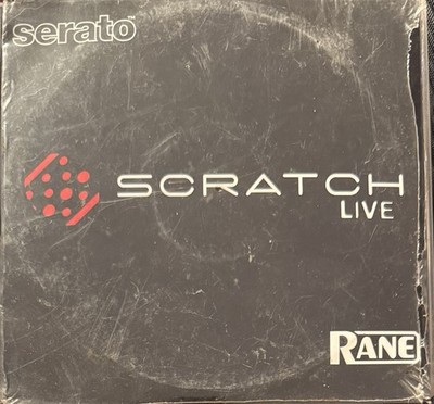 Original Serato Scratch Live Control Tone Signal CD Sealed RANE Records