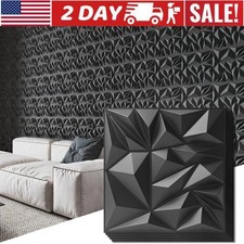 50/100X Matte 20x20 in Square 3D Diamond Textured PVC Stick On WALL PANELS Event