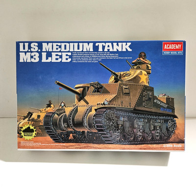 1/35 ACADEMY M3 LEE US MEDIUM TANK W/ INTERIOR #13206 NEW MODEL