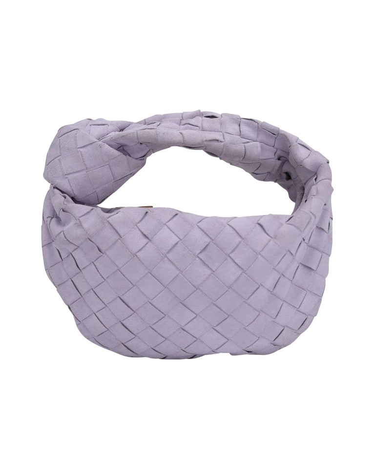 Bottega Veneta Mini Jodie Shoulder Bag In 'Mirth Washed Gold' Light Purp One