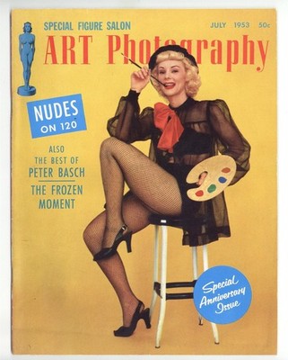 Art Photography 1953 Andre deDiennes 5p, Peter Basch 52pgs Pinup Magazine M37226
