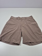 First Spear Pub Shorts Mens 36 Beige Stretch Chino 8" Inseam Made USA Casual