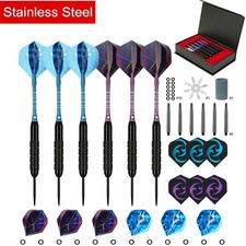6Pcs Professional Competition Steel Needle Tip Tungsten Darts Set With Case 24g