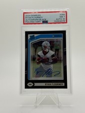 2024 Donruss Ryan Flournoy Autograph- Black /10 Rated Rookie PSA 7 Auto 10