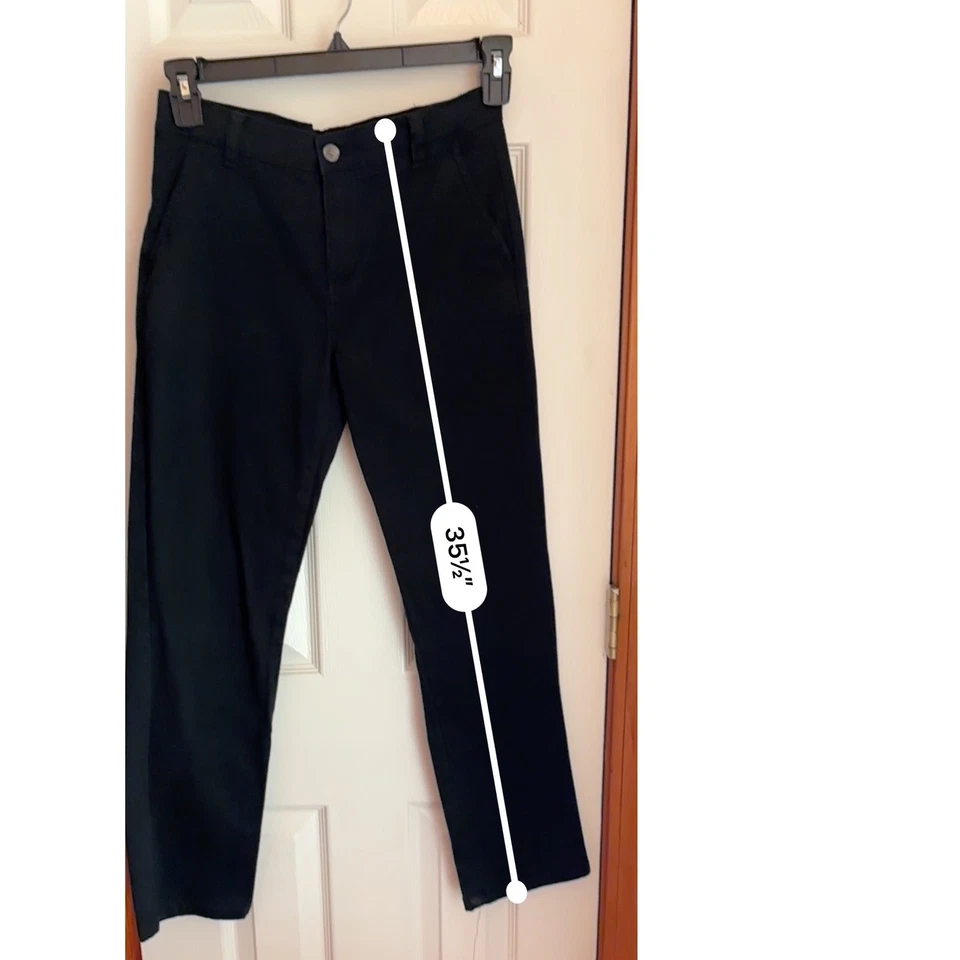 Pantalones Cortos IZOD Niñas Negros Mezcla Algodón Talla 16 Regular Foto 4 de 4