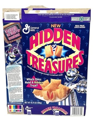 *NEW* 1994 General Mills Lucky Charms cereal box - Series 2