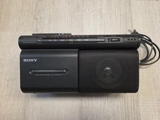 Sony CFM-30TW AM/FM Radio Cassette Recorder Corded Tested Only Radio Works