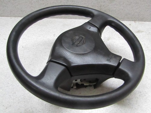1995 2001 JDM NISSAN PRIMERA P11 G20 BLK REXIN STEERING WHEEL FACTORY OEM - Picture 6 of 13