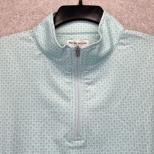 Peter Millar Sweater Mens Large 1/4 Zip Golf Pullover Crown Stretch Performance