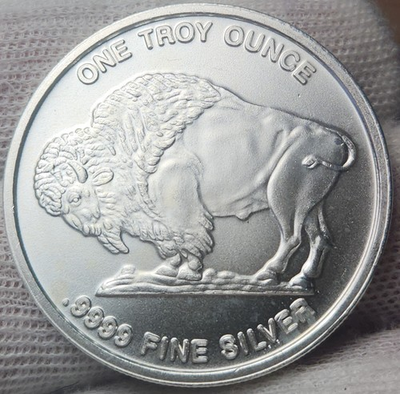 #ad One Troy Ounce Buffalo Silver Round .999 fine silver CH buff2 $93.99