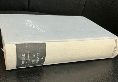 Buch 1961 Goethe Berliner Ausgabe Band 14 Aufbau Verlag Antiquarisch