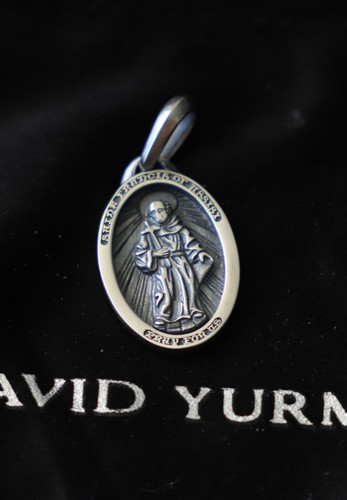 Men's David Yurman Sterling Silver Saint Francis Amulet Pendant