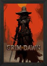 Grim Dawn Game Art Framed Wall Art Poster Canvas Print Picture