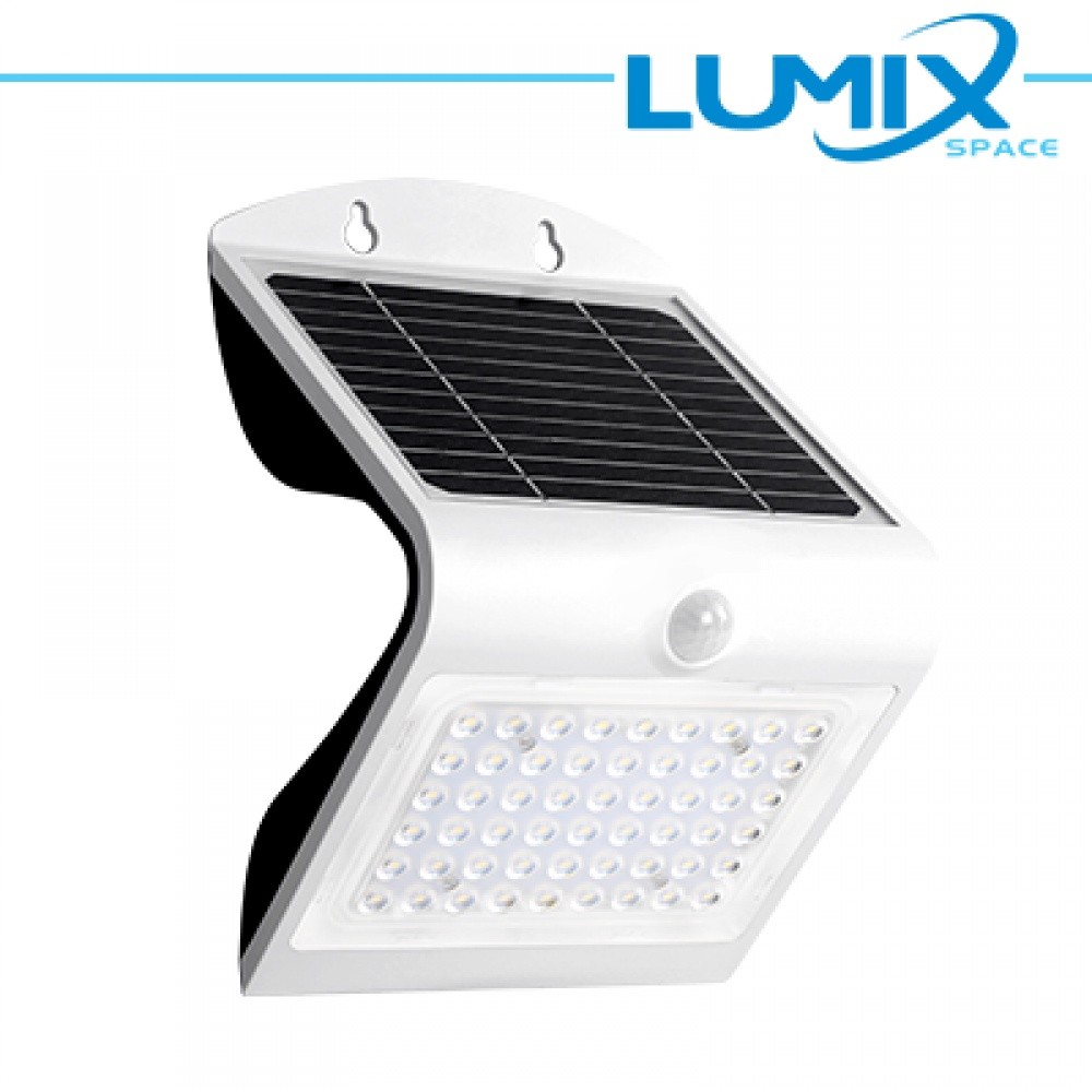 Applique Solare LED 500 Lumen IP65 - Faretto Esterno Wireless Sensore