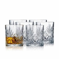 Lyngby Glas Whiskyglas Melodia 6Er Set, Tumbler, Kristallglas, Klar, 310 Ml