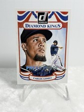 2014 Donruss Diamond Kings 227 Press Proof Numbered 14/199 Brewers Carlos Gomez