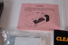 Official NES Cleaning Kit (Nintendo Entertainment System, 1989) Booklet & Box