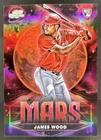 2025 Topps Cosmic Chrome James Wood Planetary Pursuit RC SP Mars Rookie #PPMA-7