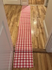 10 Buffalo Plaid GINGHAM POLYESTER TABLE RUNNERS 14x104" Wedding Party Catering