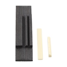 3 Stück Brücke & Mutter & Sattel Geschlitzt Kit Palisander Heiß Langlebig