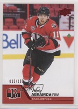 2020-21 Upper Deck AHL Exclusives 13/100 Vitalii Abramov Vitaly Abramov #49 0p8o