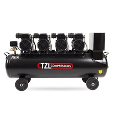 Leiser Kompressor 100L 880L/min 4.8kW 8bar &Ouml;lfreier Luftkompressor