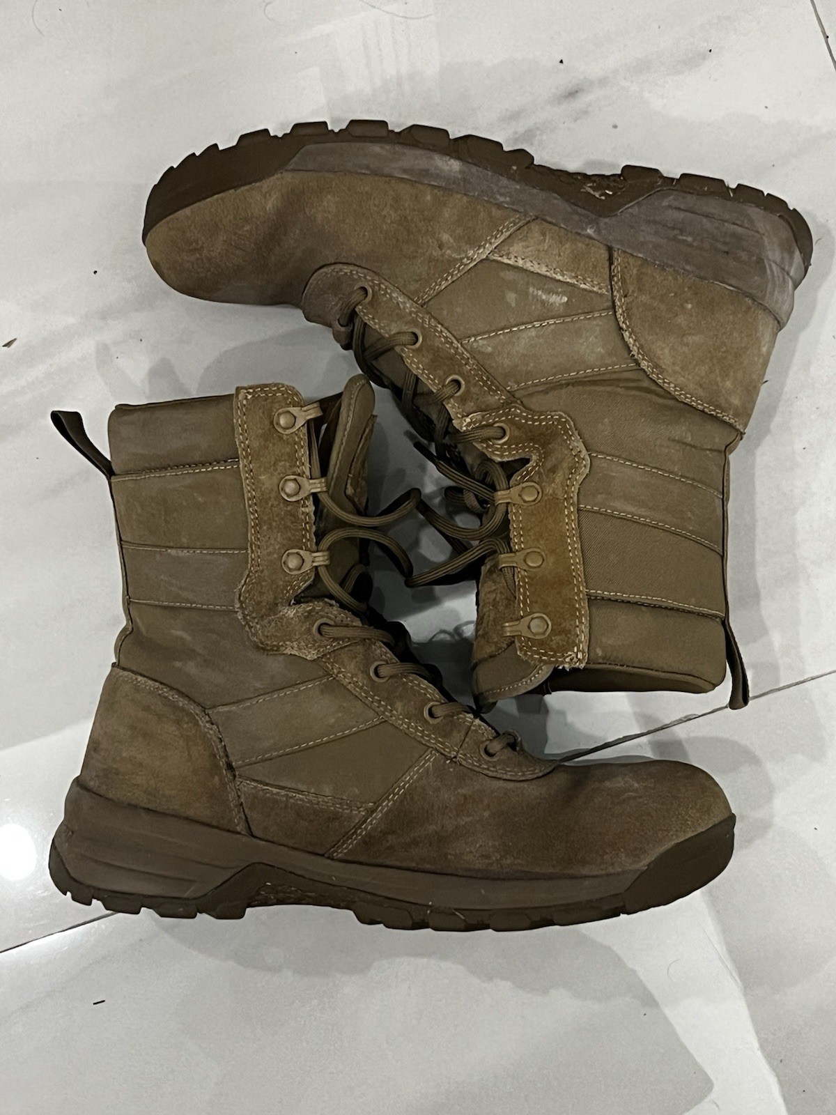 Belleville BV518 Brown Leather Upper Tactical Boots Men's Size 9 Medium