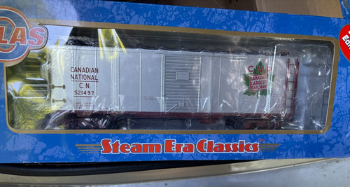 ATLAS # 30018215    0-27  GAUGE CANADIAN NATIONAL BOX  CAR # 21497  (3 RAIL) | Zustand: Used