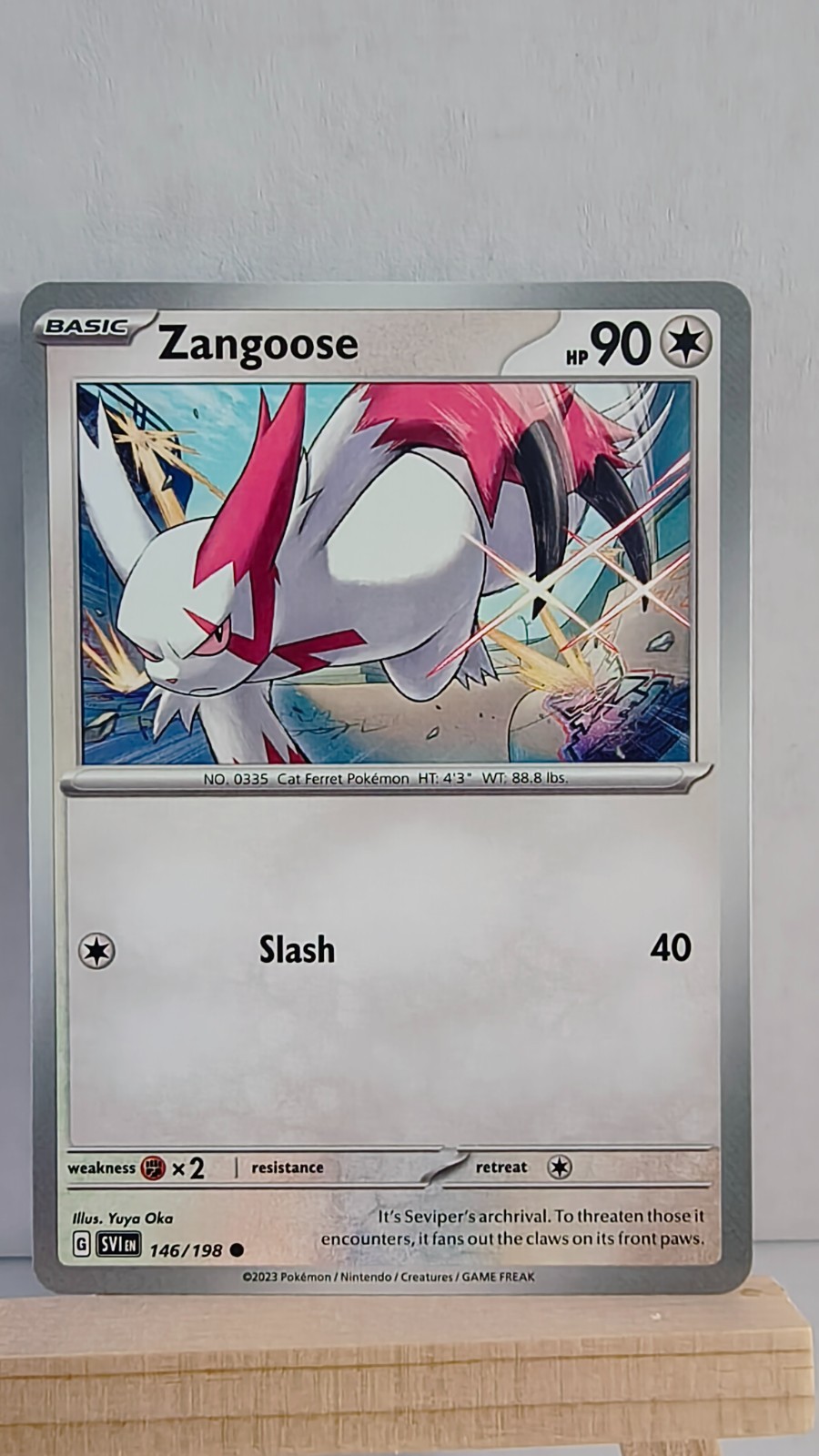 Zangoose [LP] - Pokemon TCG Scarlet & Violet Base 146/198 [Common]