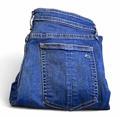 Rag & Bone Cate W 28 Mid-Rise Ankle Skinny Jeans Stevie Blue Stretch Made in USA