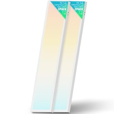 1x4 LED Flat Panel Light,Surface Mount Ceiling Light,5CCT 3000K/3800K/4500K/5...