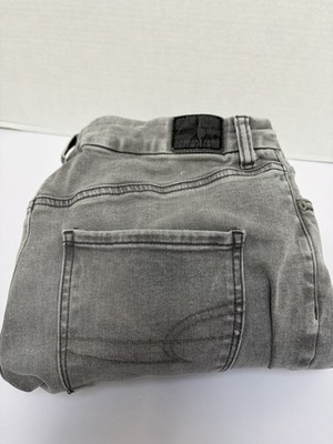 American Eagle Next Level Stretch Curvy Hi-Rise Jegging Gray Charcoal Jean 10pet