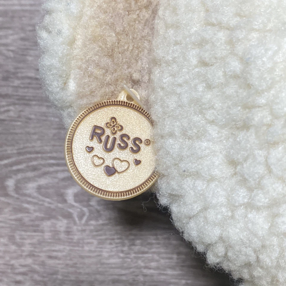 Peluche de colección 1986 16" Russ SNUGGLE BEAR con etiqueta para la oreja Foto 3 de 4