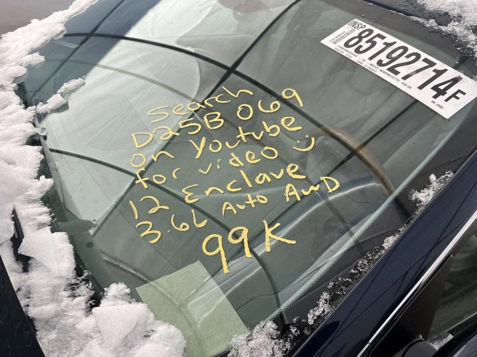 Info-GPS-TV Screen VIN J 11th Digit Limited Opt U42 Fits 07-17 ACADIA 190832 - Image 3 of 4