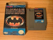 Batman: The Video Game (Nintendo NES, 1990) Cartridge & Box 