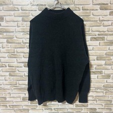 UNIQLO Men’s Black Knit Sweater XL, Casual Sweater, Warm Pullover