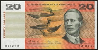 1966 1st Prefix XAA $20 Low Serial XAA 000196 UNC RARE ex NPA Valued $1 950