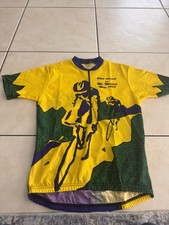 Vintage 1998 Vittoria Assault on Mt Mitchell Cycling Jersey Medium USA Made