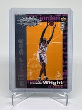 1995-96 UD Collector's Choice Crash the Game Silver Set Sharone Wright #C18